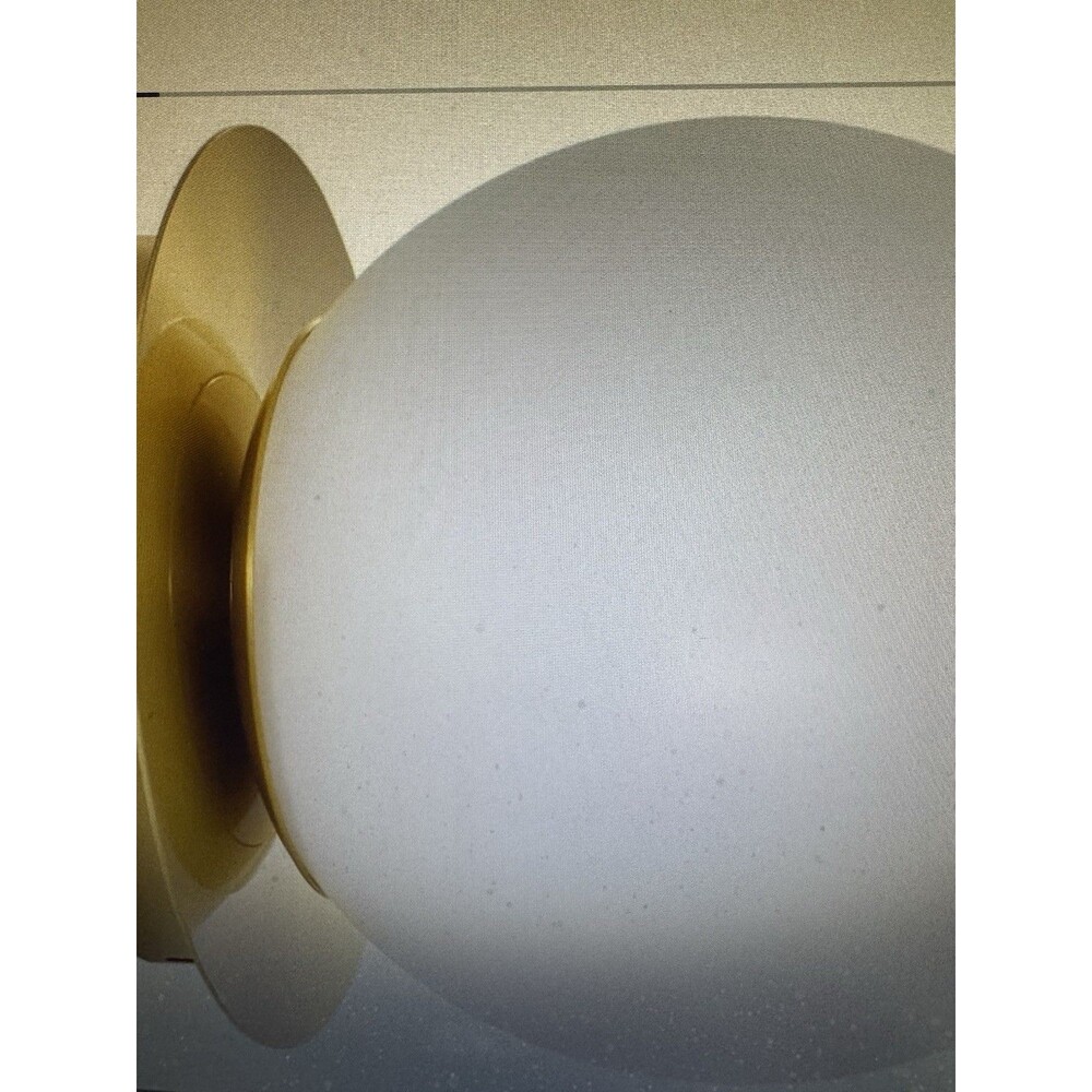 New Vintage Classic Mod Style Gold Globe Ceiling Orb Wall Lamp Sconce